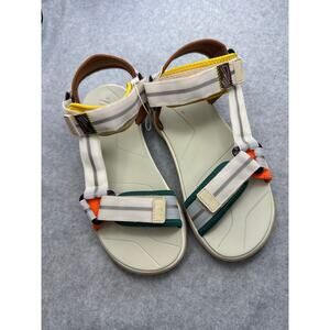 NWT Zara Multi-Color Webbing Gorpcore Sport Sandals Size 37